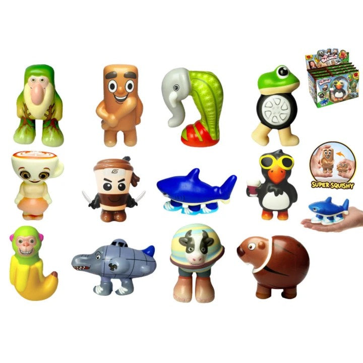 PuffUps Italian Brainrot – Mystery Squishy Blind Bag (13 Characters to Collect!)