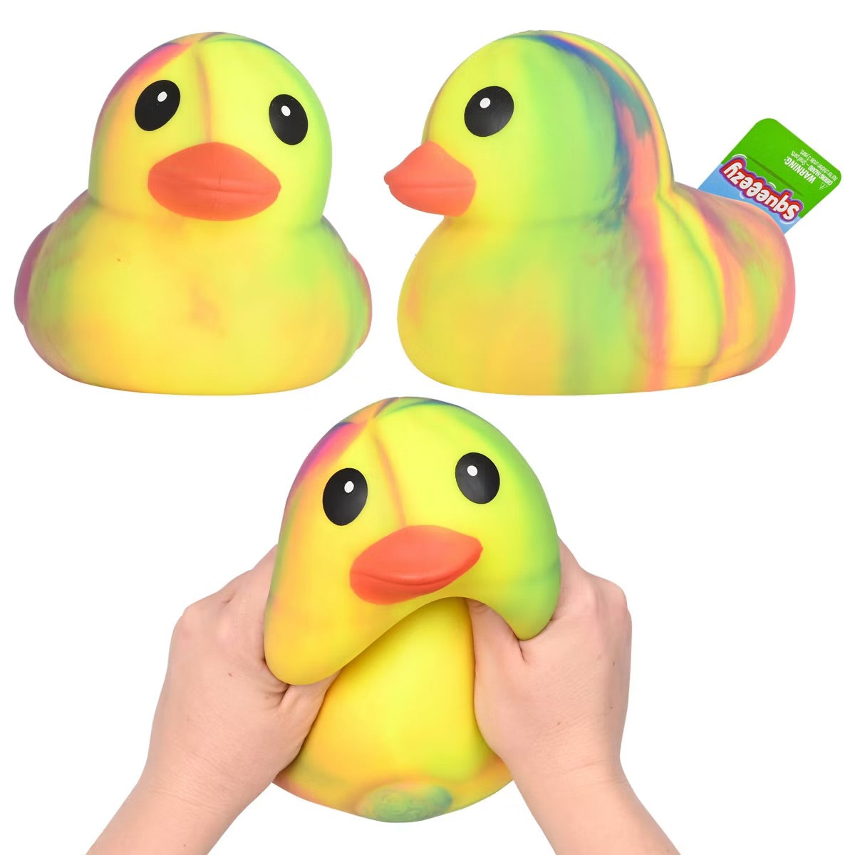 Sunny Days - Jumbo Squeeezy Tie Dye Duck