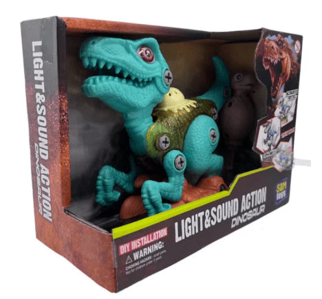 Sam Toys take-Apart Dinosaur Mini Velociraptor (Green)