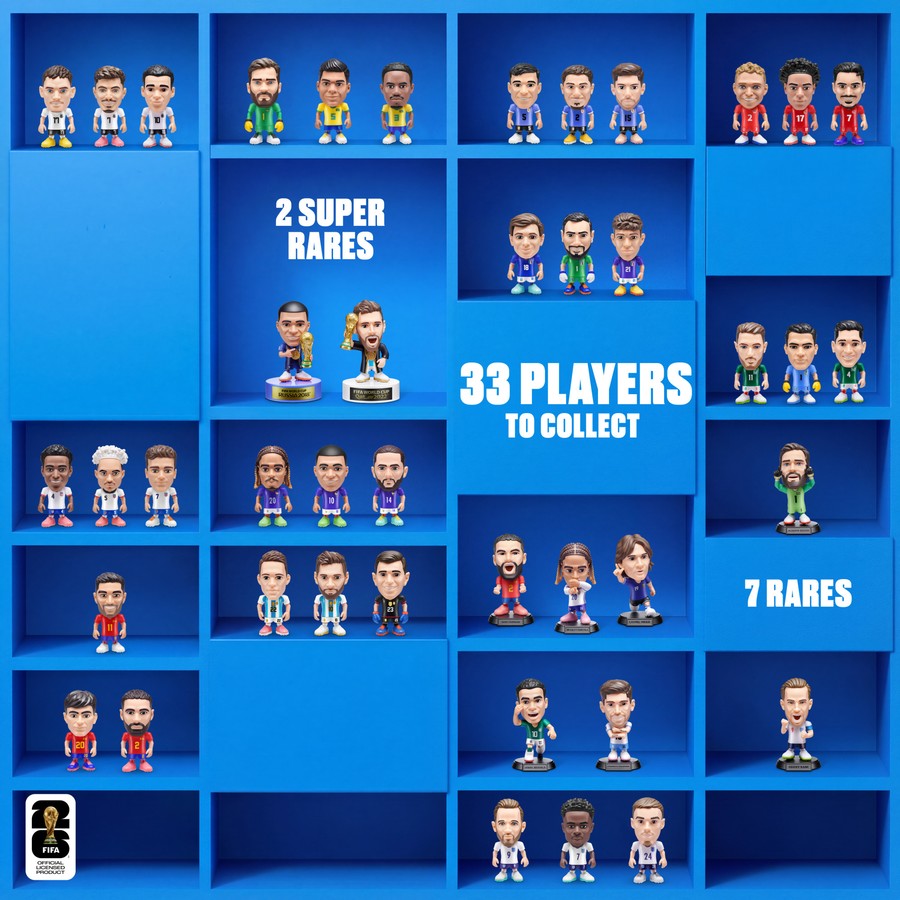 ZURU FIFA World Cup 2026 Ballers Surprise Capsule – Collectible Mini Football Figures (Rare & Ultra Rare Inside!)
