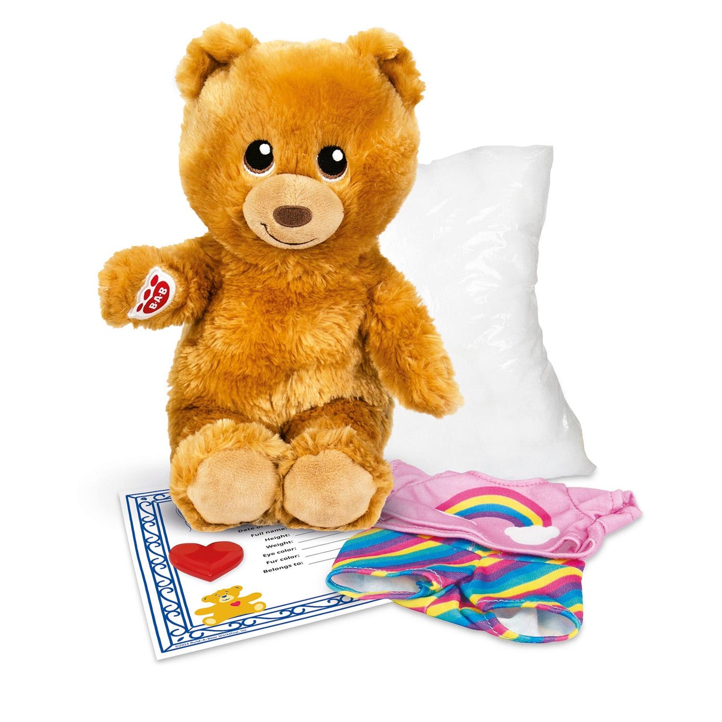 Build-A-Bear Furtastic Bear & Outfit Pack (Rainbow) 🌈