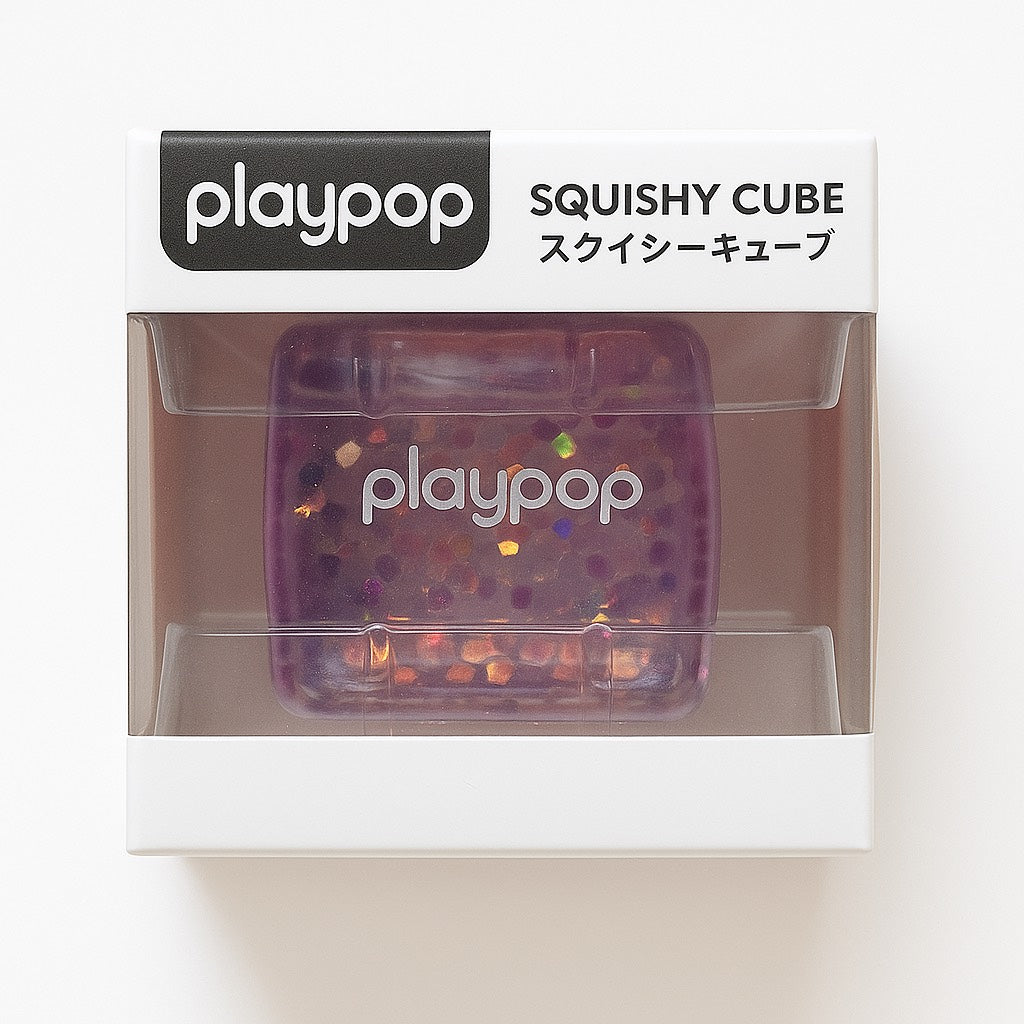 Playpop Squishy Cube –Purple 💜