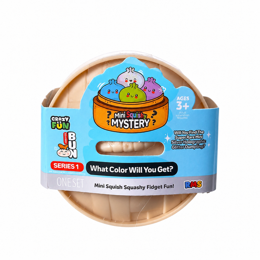 Mini Squishy Mystery Dumpling - Crazy Fun RMS ( Silver Holographic Edition)