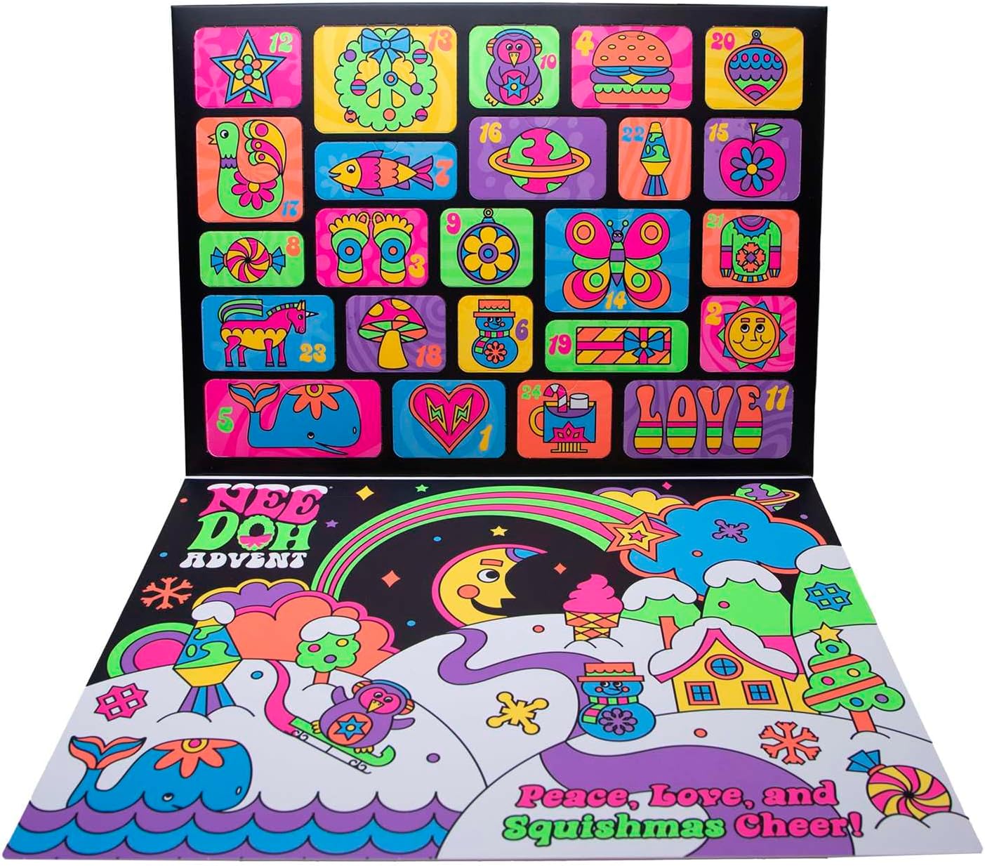 NeeDoh Advent Calendar - 24 Days of Sensory Surprises