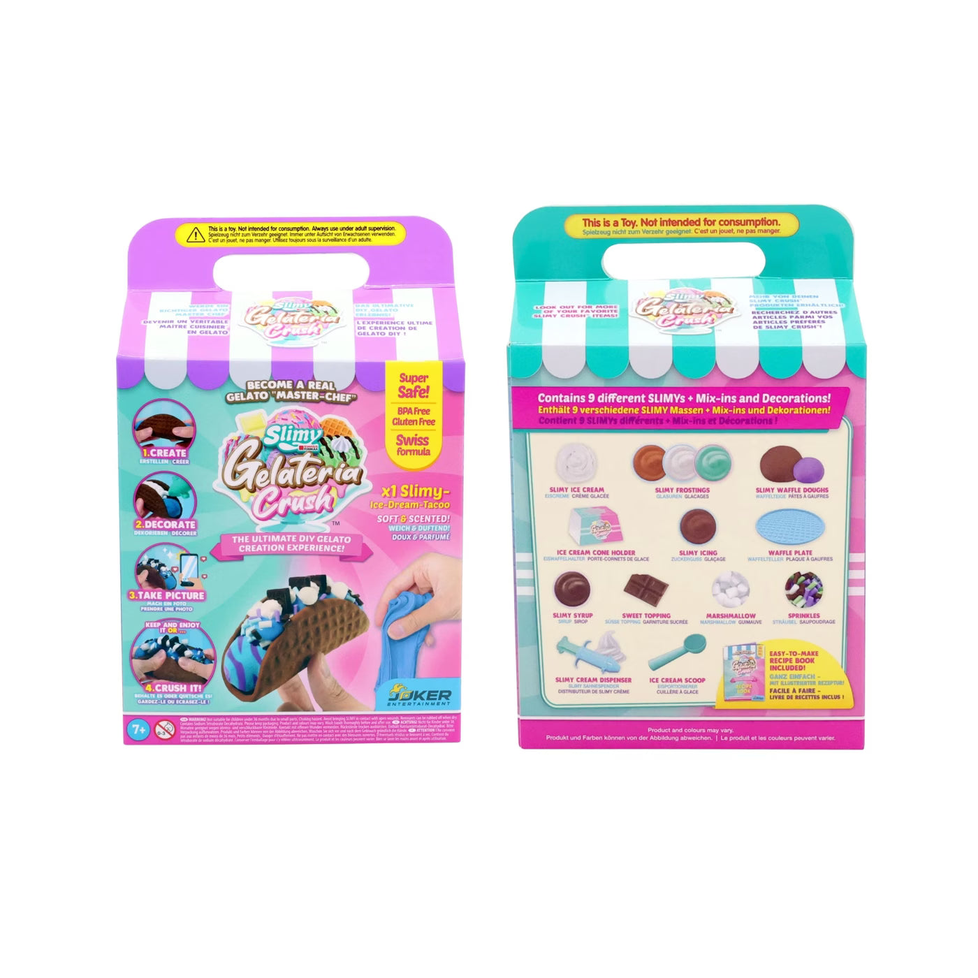 Slimy Gelateria Crush – DIY Ice-Dream-Taco Slime Creation Kit 🌮