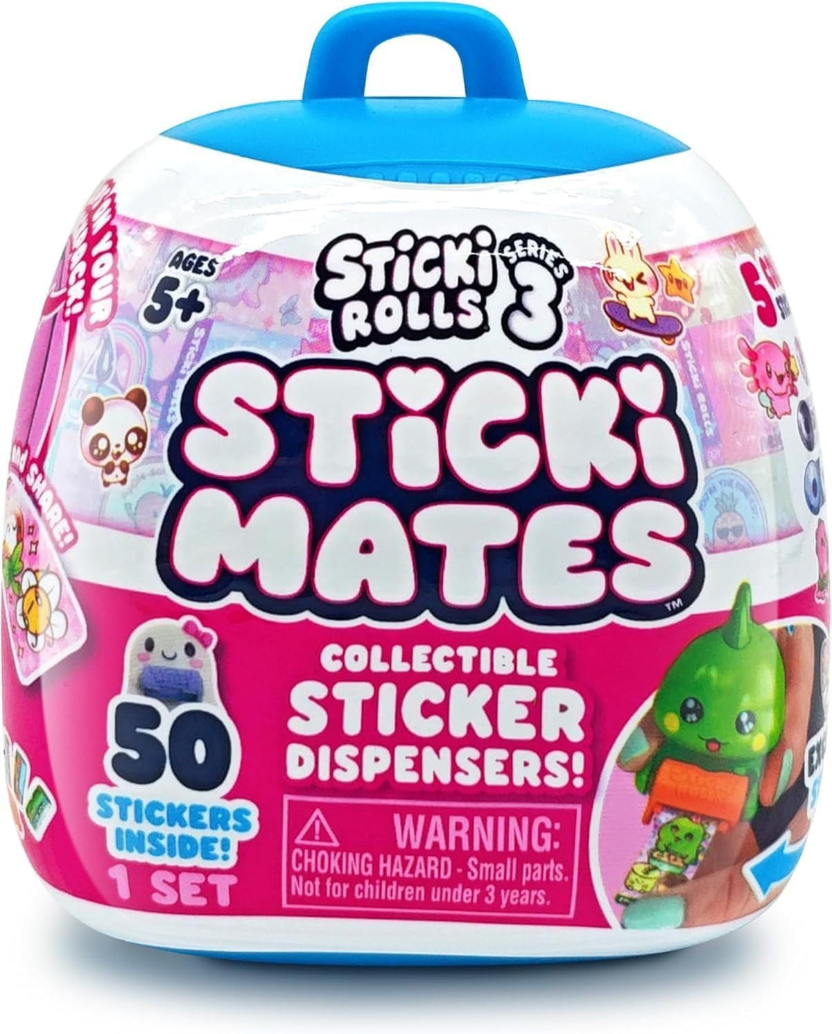 Sticki Rolls- Sticki Mate Collectible Sticker Dispensers Assortment