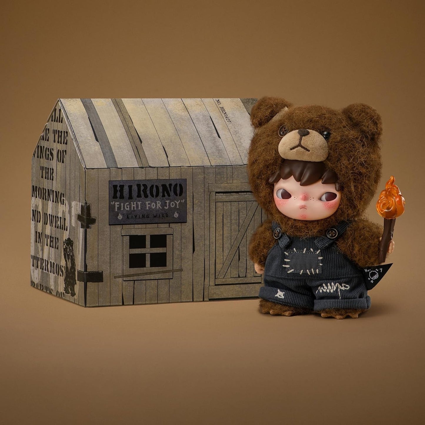 POP MART Hirono Living Wild-Fight for Joy Plush Doll