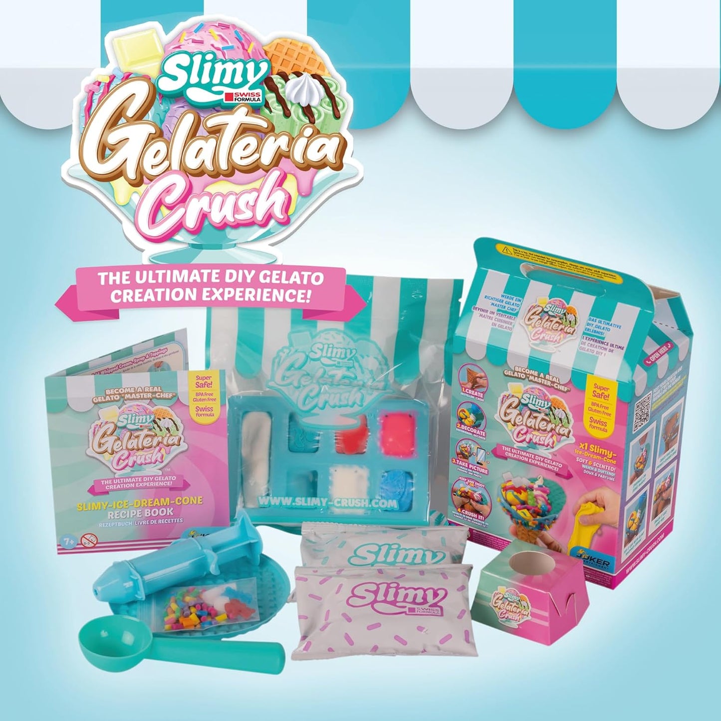 Slimy Gelateria Crush – DIY Ice-Dream-Taco Slime Creation Kit 🌮