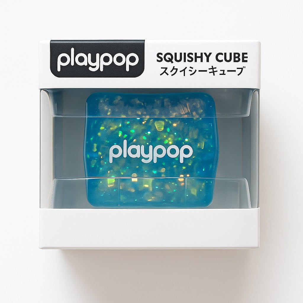 Playpop Squishy Cube- Blue 💙