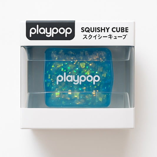 Playpop Squishy Cube- Blue 💙