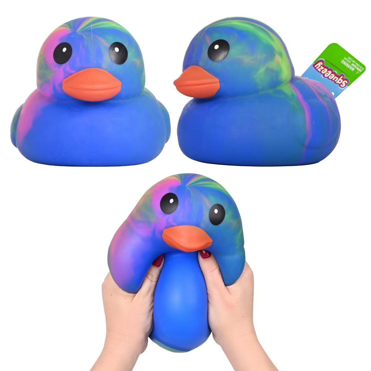 Sunny Days - Jumbo Squeeezy Tie Dye Duck
