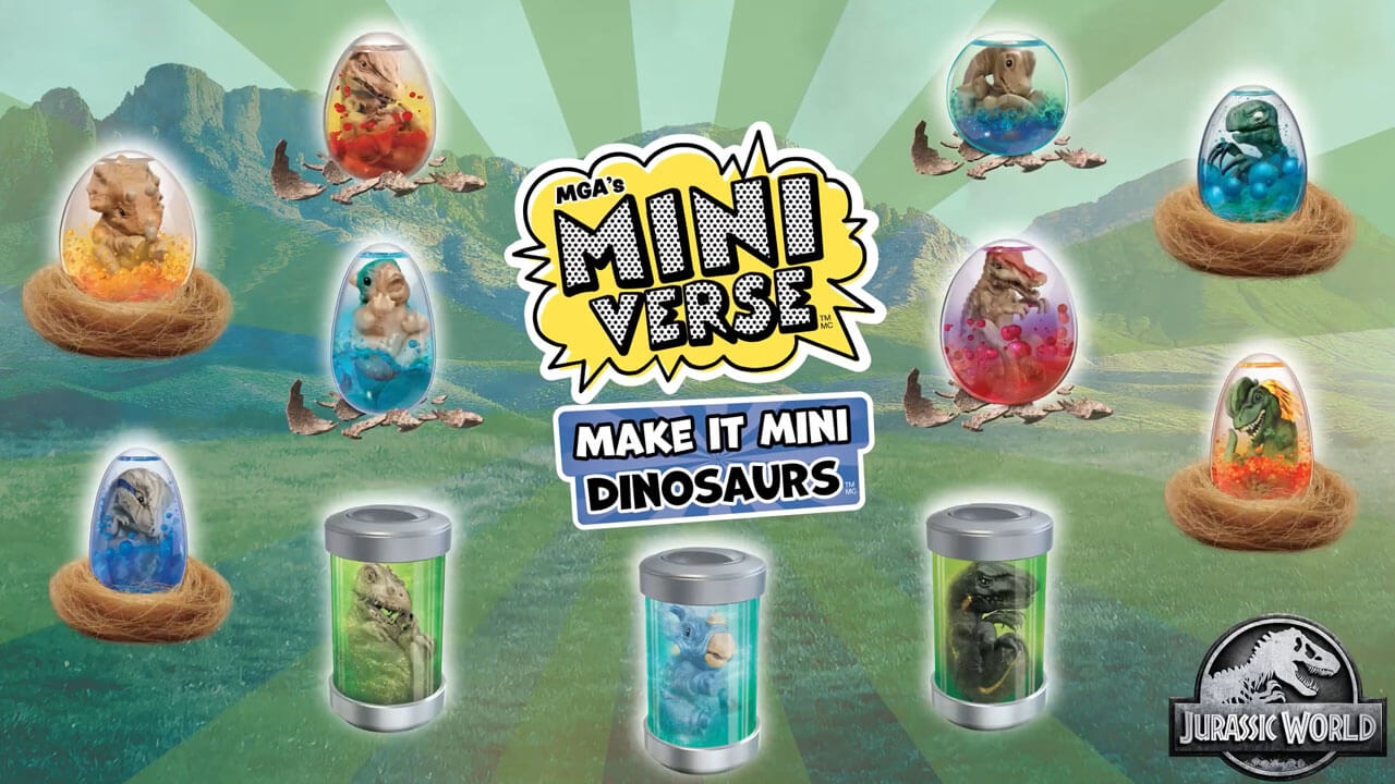 MINIverse Make It Mini - Jurassic World Dinosaurs Blind ( Blind Capsule) 🦖 🌋