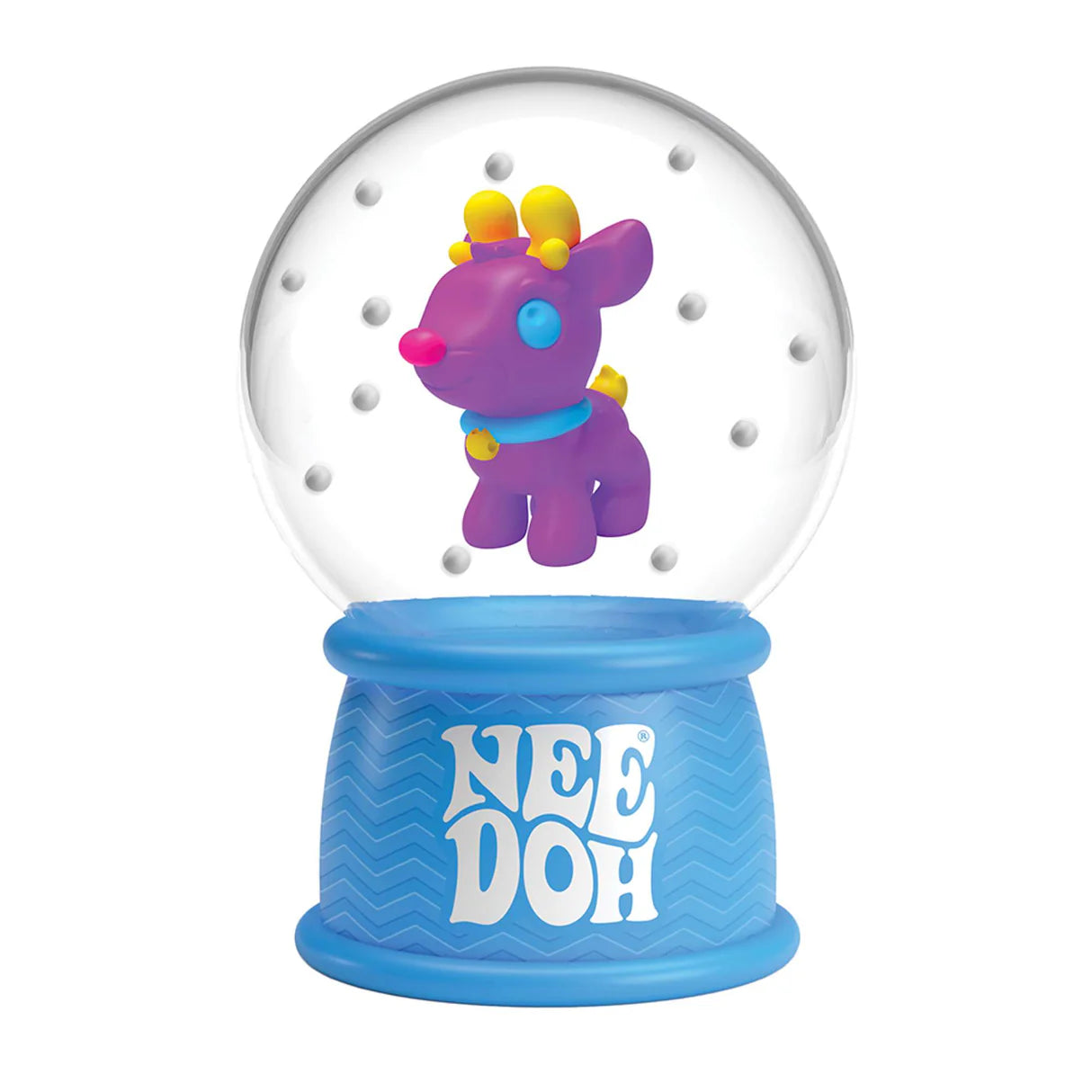 NeeDoh Squish N Flow Snow Globe