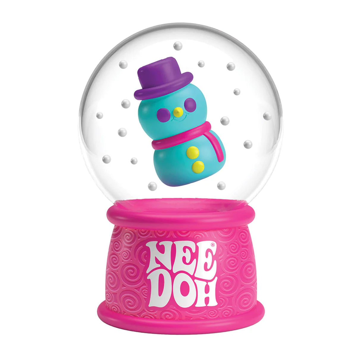 NeeDoh Squish N Flow Snow Globe