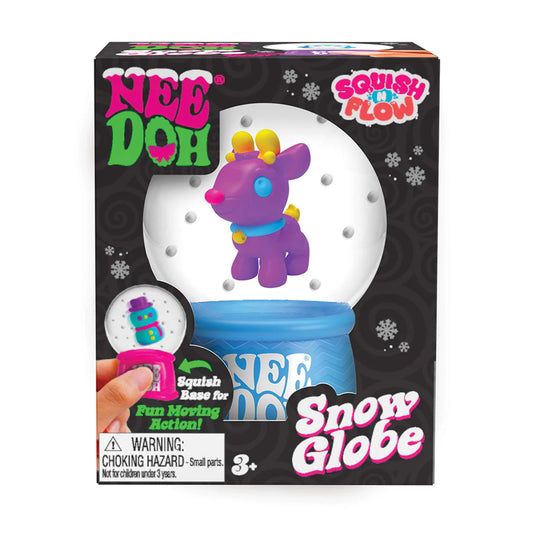 NeeDoh Squish N Flow Snow Globe