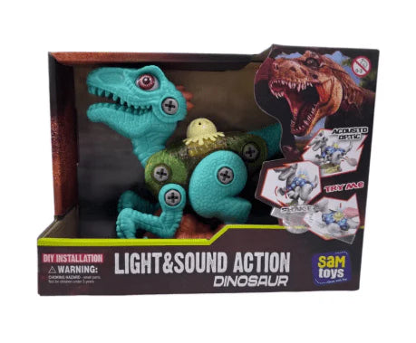 Sam Toys take-Apart Dinosaur Mini Velociraptor (Green)