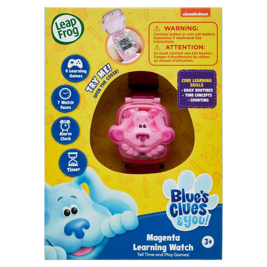 LeapFrog Blue’s Clues & You! Magenta Learning Watch for Preschoolers 🐶