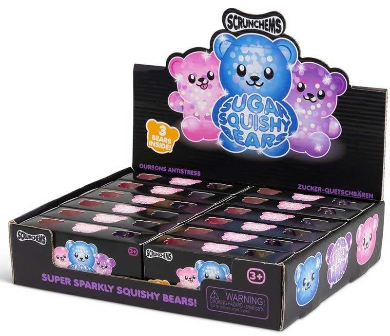 Scrunchems Sugar Diddy Bears squishies  (3-Pack)