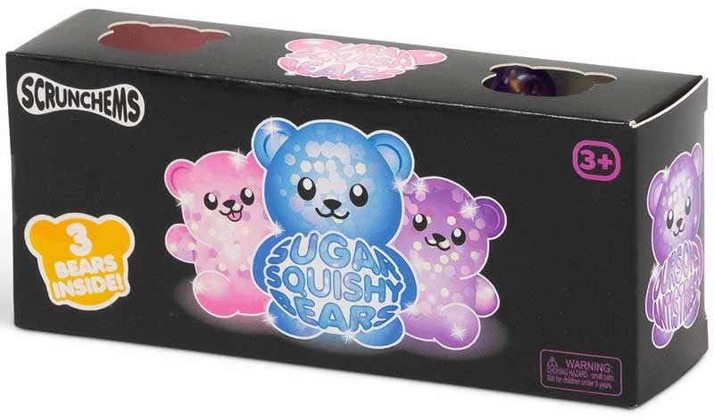 Scrunchems Sugar Diddy Bears squishies  (3-Pack)