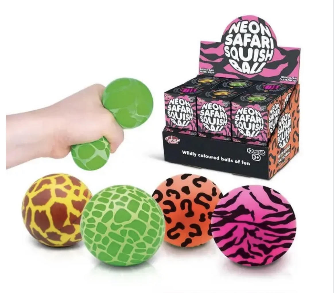 Scrunchems Neon Safari Squish Ball