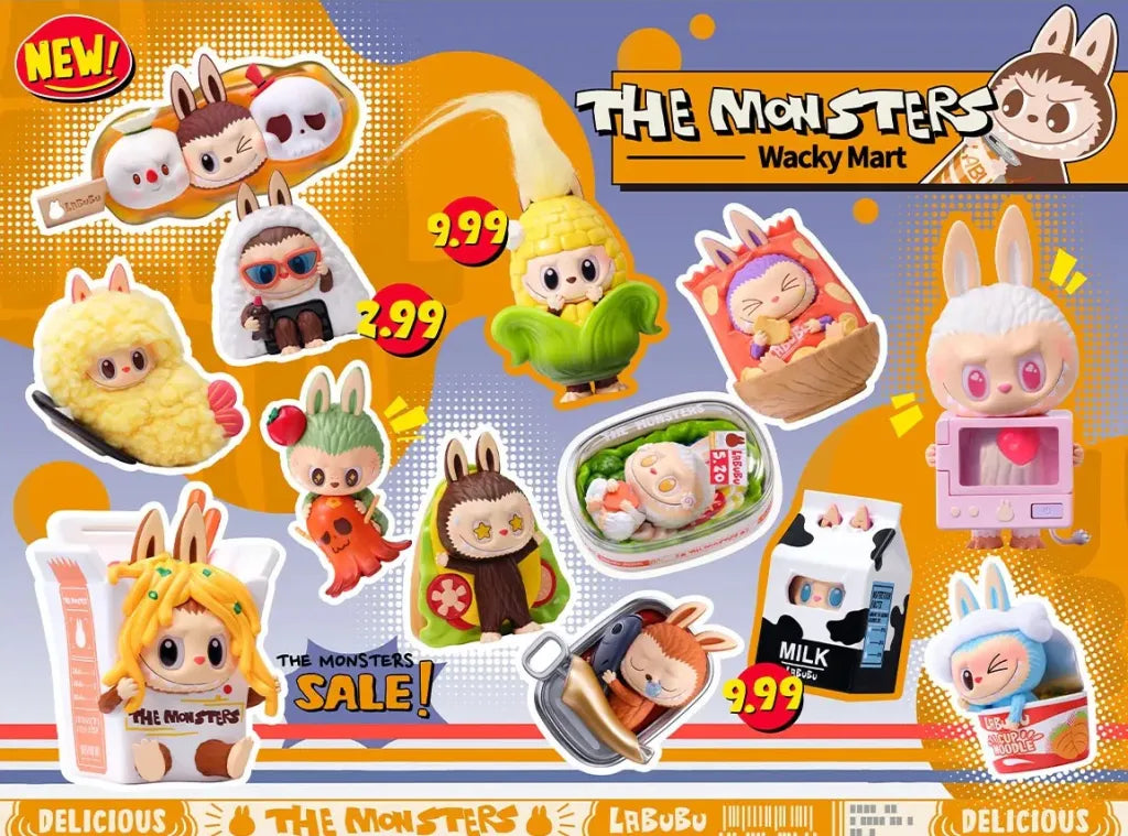 🛒 Labubu Wacky Mart Series – Blind Box Collectible Figures
